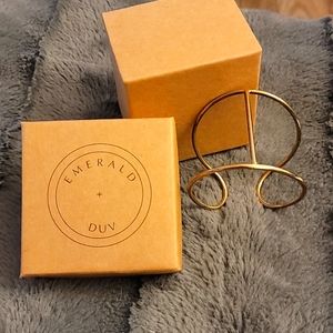 Emerald and Duv "Joshua Tree" Cage Bracelet